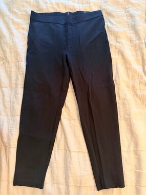 J.Crew Any Day Pants Black XL Slim Straight Stretch Pull On